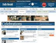 Tablet Screenshot of celebrate.dailyherald.com